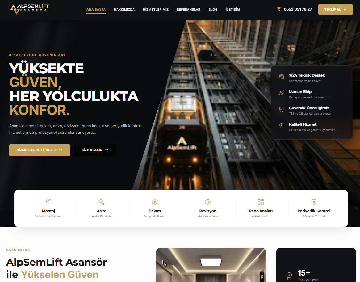 Kurumsal Web Site - 3 Web Tasarım Örneği